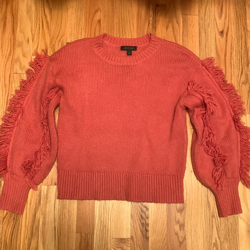 Ann Taylor Mauve Knit Sweater